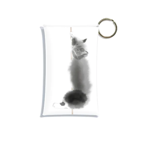 ノルウェージャンフォレストキャット　黒猫 Mini Clear Multipurpose Case