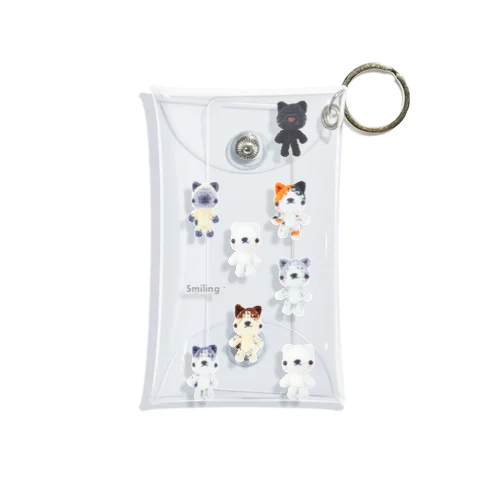 Smiling * 猫ちゃん♡ Mini Clear Multipurpose Case