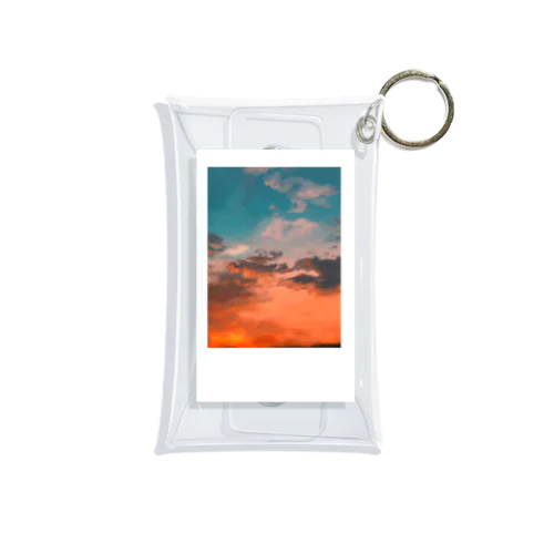 Polaroid: sunset Mini Clear Multipurpose Case