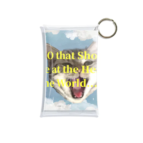 Shouted Love. Mini Clear Multipurpose Case