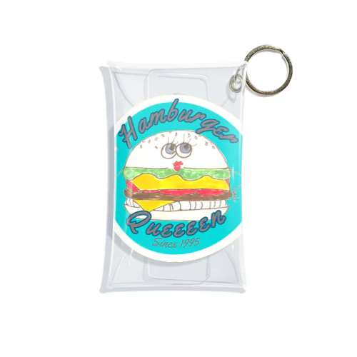 Hamburger queen Mini Clear Multipurpose Case