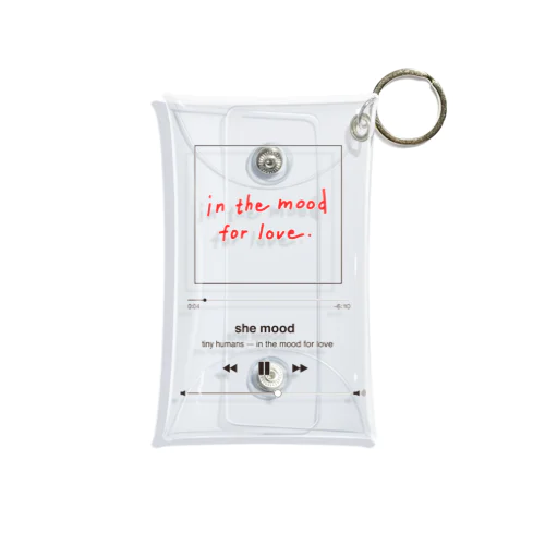 in the mood for love Mini Clear Multipurpose Case