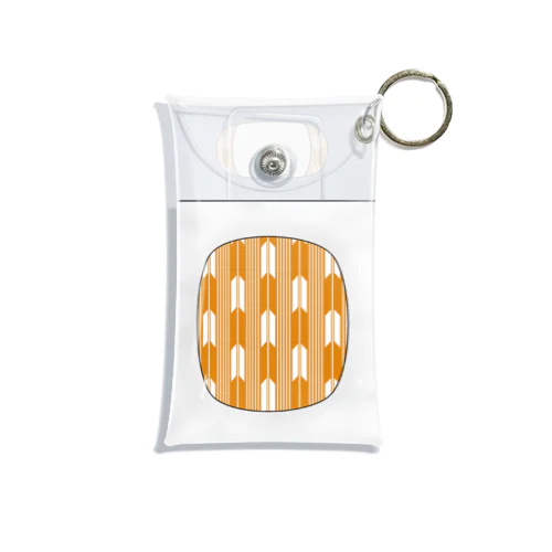 アクスタケース 矢絣柄お布団 orange Mini Clear Multipurpose Case