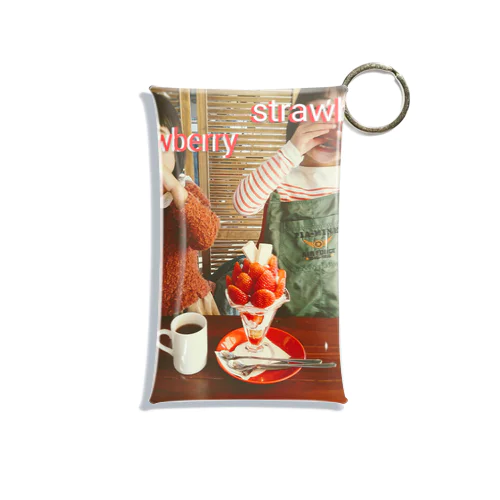 strawberry Mini Clear Multipurpose Case