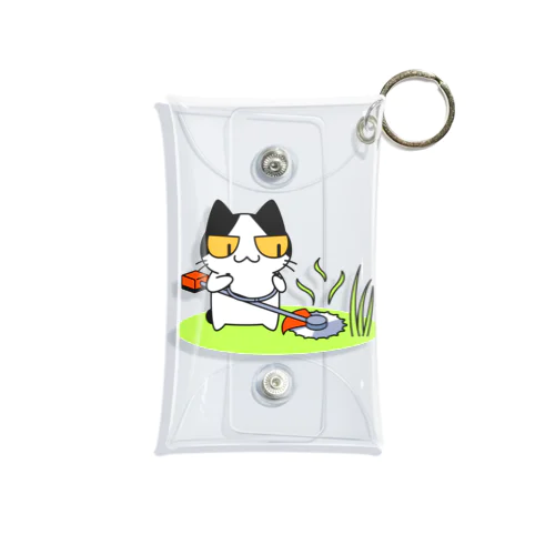 草刈り猫 Mini Clear Multipurpose Case