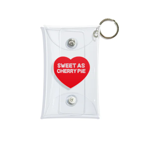 SWEET AS CHERRY PiE Mini Clear Multipurpose Case