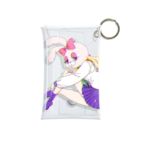 うさぎ頭セーラー少女 Mini Clear Multipurpose Case