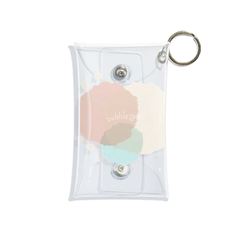 水彩bubble Mini Clear Multipurpose Case