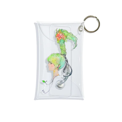 Note girl 【音楽　music 】 Mini Clear Multipurpose Case