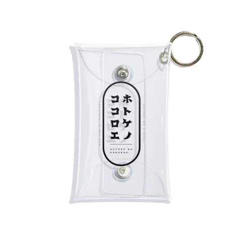 ホトケノココロエ_T-D-blacklogo Mini Clear Multipurpose Case