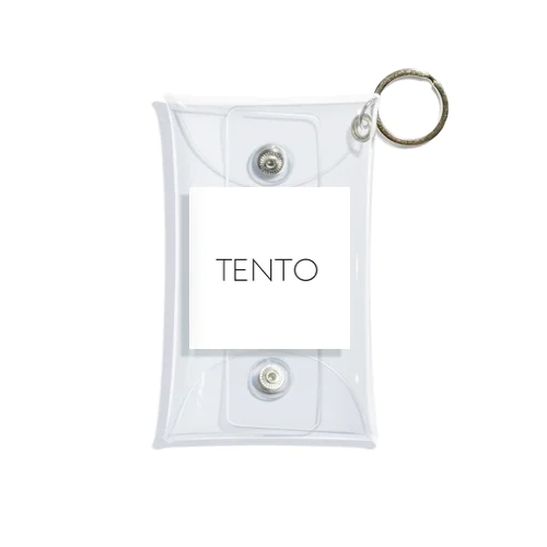 TENTO Logo【White】 ミニクリアマルチケース