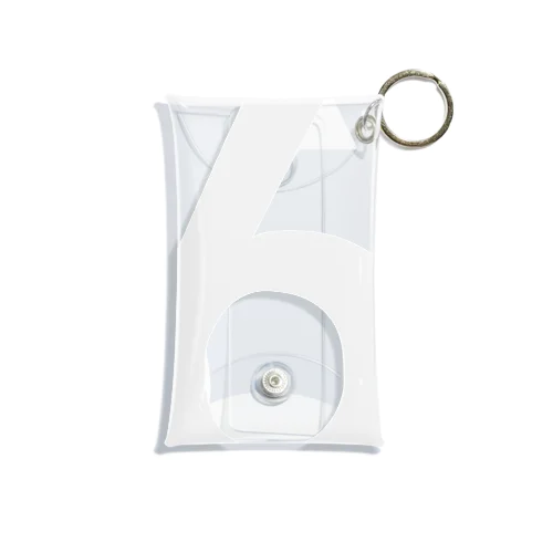 number 6 Mini Clear Multipurpose Case