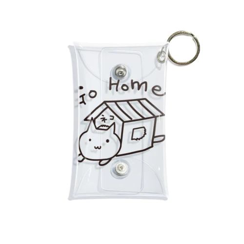 ゆるいねこ　「go gome」 Mini Clear Multipurpose Case