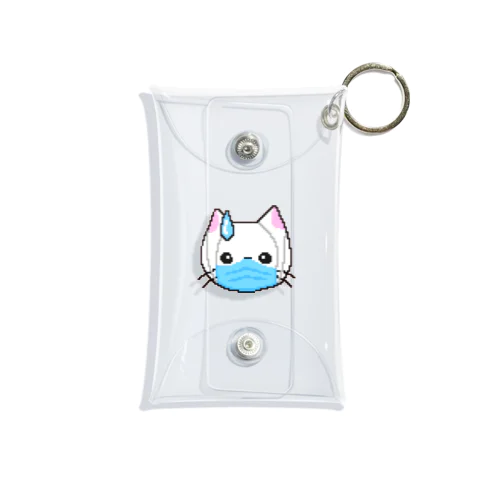 御時世ねこ Mini Clear Multipurpose Case