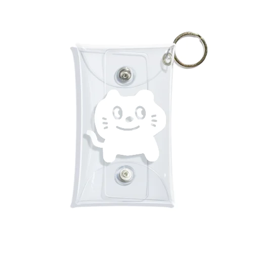 しろねこギャン Mini Clear Multipurpose Case