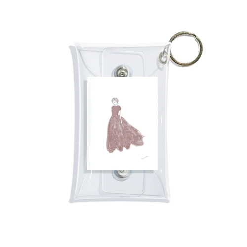 tulip lace dress Mini Clear Multipurpose Case