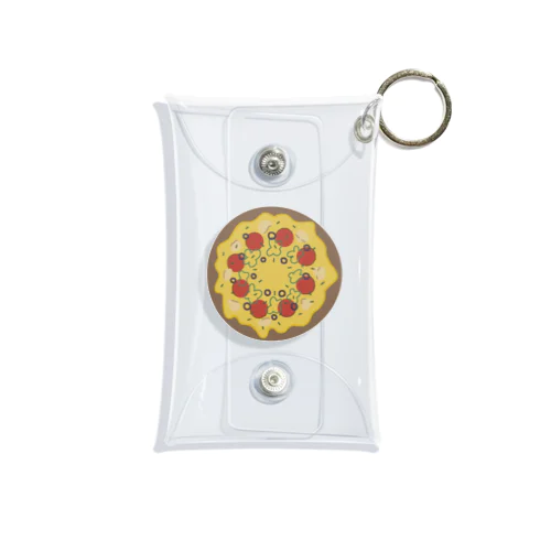 Pizza party Mini Clear Multipurpose Case