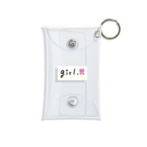 Girl. Mini Clear Multipurpose Case