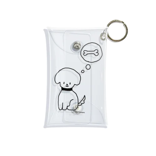 あそびたいイヌ Mini Clear Multipurpose Case