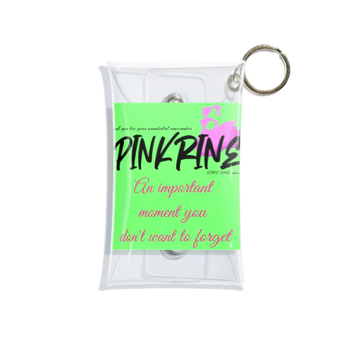 【Pink Rine】オリジナル❣️ Mini Clear Multipurpose Case