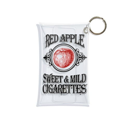 Red Apple Cigarettes2 Mini Clear Multipurpose Case