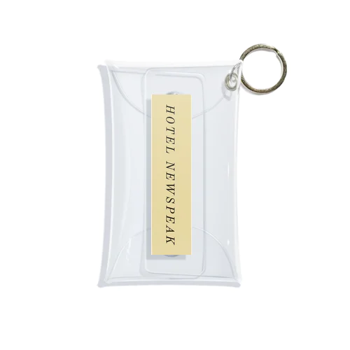 HOTEL NEWSPEAKロゴ入りグッズ Mini Clear Multipurpose Case