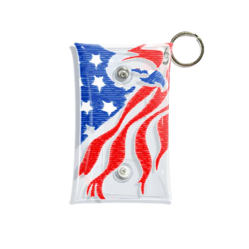 American Bald Eagle Mini Clear Multipurpose Case