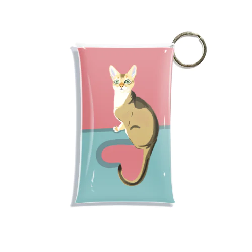 Singapura cat Mini Clear Multipurpose Case