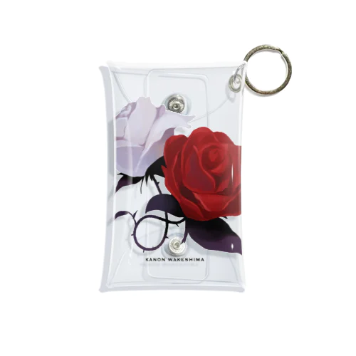 roses Mini Clear Multipurpose Case