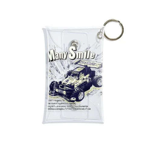 メニスマホットショットWhite Mini Clear Multipurpose Case