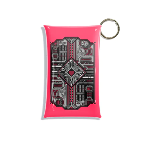 ドットCIRCUIT-001 HEART-MOMO Mini Clear Multipurpose Case