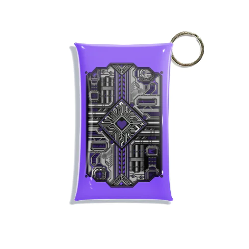 ドットCIRCUIT-001 HEART-MURASAKI Mini Clear Multipurpose Case