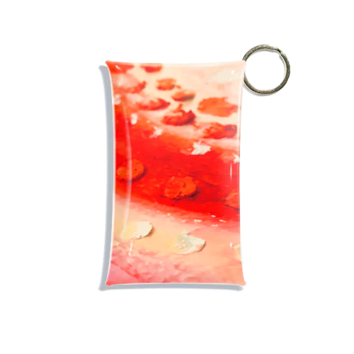 red dot Mini Clear Multipurpose Case