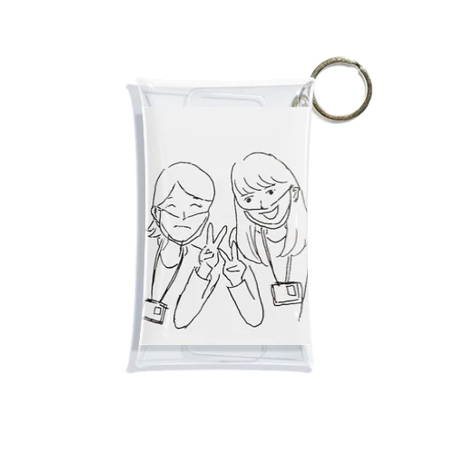 マスクの下で Mini Clear Multipurpose Case