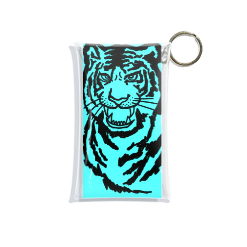 虎　Tiger  neon Mini Clear Multipurpose Case