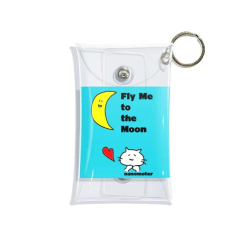 nanometer "Fly Me to the Moon"ミニクリアマルチケース Mini Clear Multipurpose Case