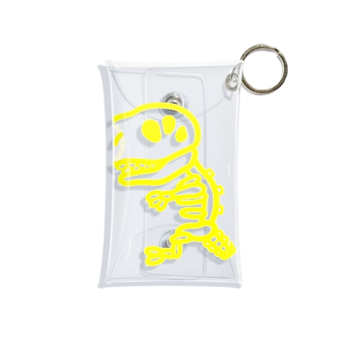 きょうりゅうくんの骨 黄色 Mini Clear Multipurpose Case