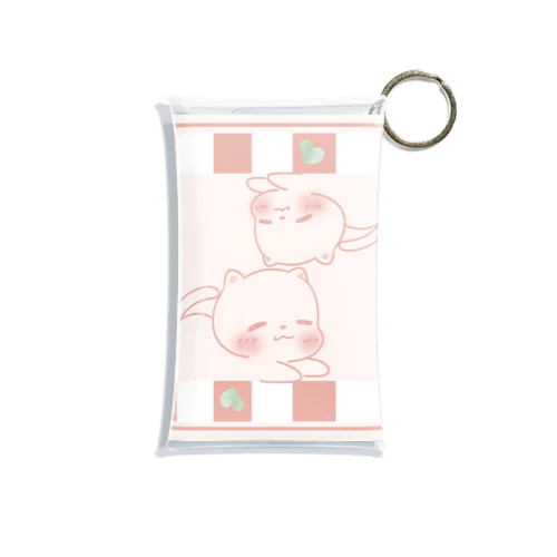 双子にゃんこのねむねむだよ～ Mini Clear Multipurpose Case