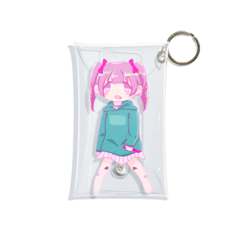 めん子ちゃん Mini Clear Multipurpose Case