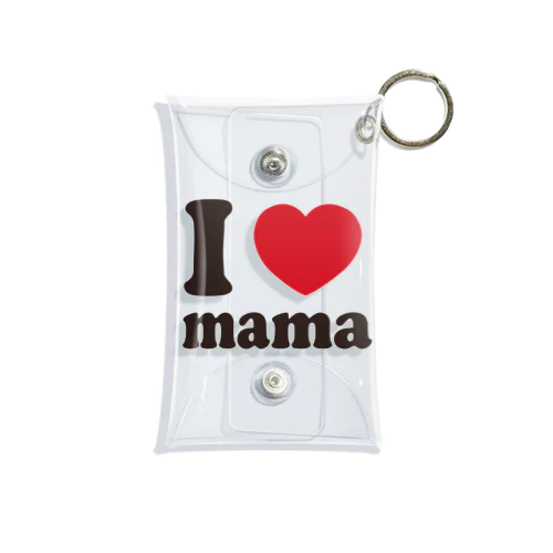 I love mama 미니 투명 동전 지갑