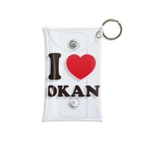 I love okan ミニクリアマルチケース