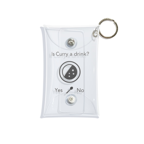 カレーは飲み物ですか？ Mini Clear Multipurpose Case