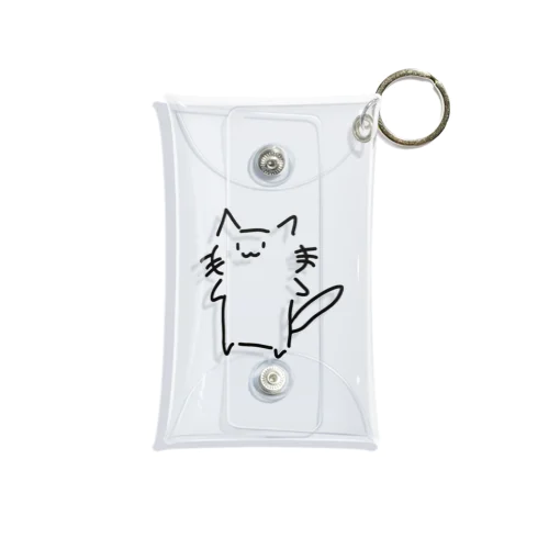 ねこです Mini Clear Multipurpose Case