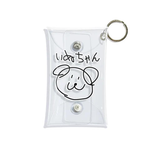 いぬちゃん Mini Clear Multipurpose Case