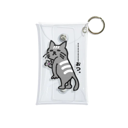 おつねこさん Mini Clear Multipurpose Case