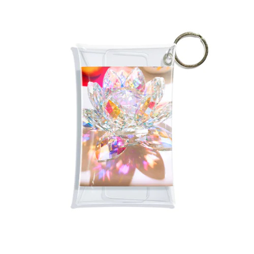 Crystal Lotus✧︎ Mini Clear Multipurpose Case