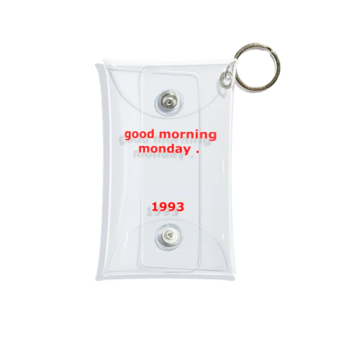 good morning Mini Clear Multipurpose Case