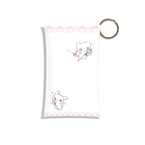 メンヘラうさぎねこ Mini Clear Multipurpose Case