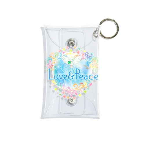 Love＆Peace大人用ロゴ Mini Clear Multipurpose Case