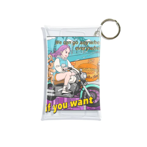 【アメコミ】biker Mini Clear Multipurpose Case